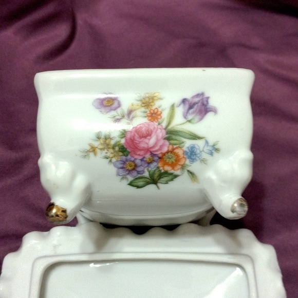 Cigarette/ Trinket Box with Matching Ashtray Very Rare Made in Japan - Picture 7 of 10